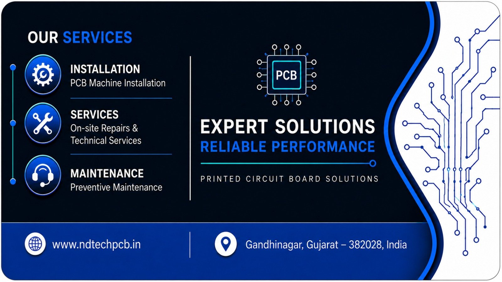 NDTECH Service Card Back